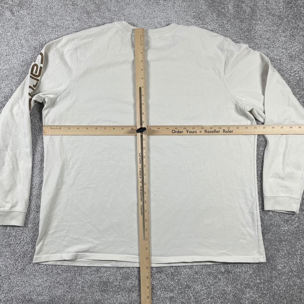 Carhartt T Shirt Womens Extra Large 16 18 Dearborn Loose Long Sleeve Logo White - Picture 8 of 13